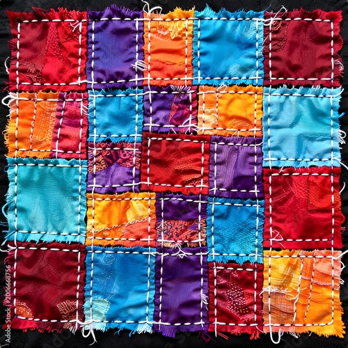 colorful fabric background
