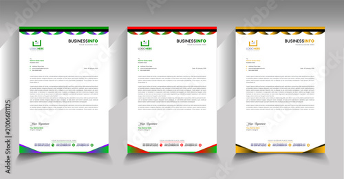 Professional Premium Letterhead Seal Design Elegant 