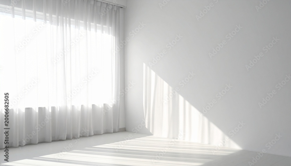 Fototapeta premium empty white room
