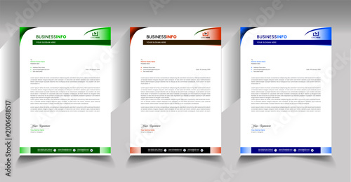 Professional Premium Letterhead Seal Design Elegant 