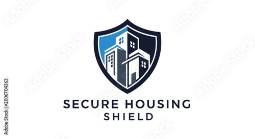 Free Download Secure Housing Shield Logo Design. - GFXLoad
