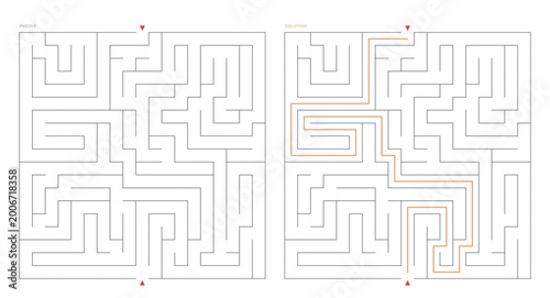 Εκτύπωση καμβά General Maze for Adults - Challenging Brain Training - XD4