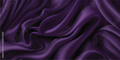 Foto Abstract vector background luxury Purple cloth or liquid wave Abstract or Purple fabric texture background