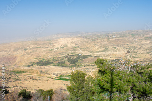 Canvas-taulu Mount Nebo in Jordan