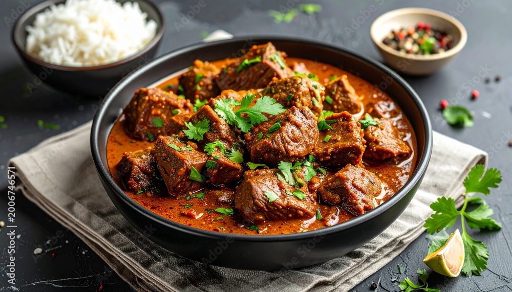 Fototapeta premium Beef Nihari langsam gekocht