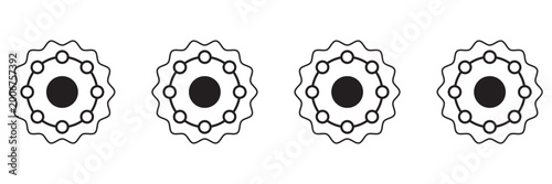 Obraz na plátně Antioxidant vector icon. oxidant illustration sign or symbol.