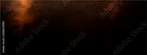 Schilderij op canvas Vector Abstract dark background of textured smoke and fire with dark backdrop and ominous vibe