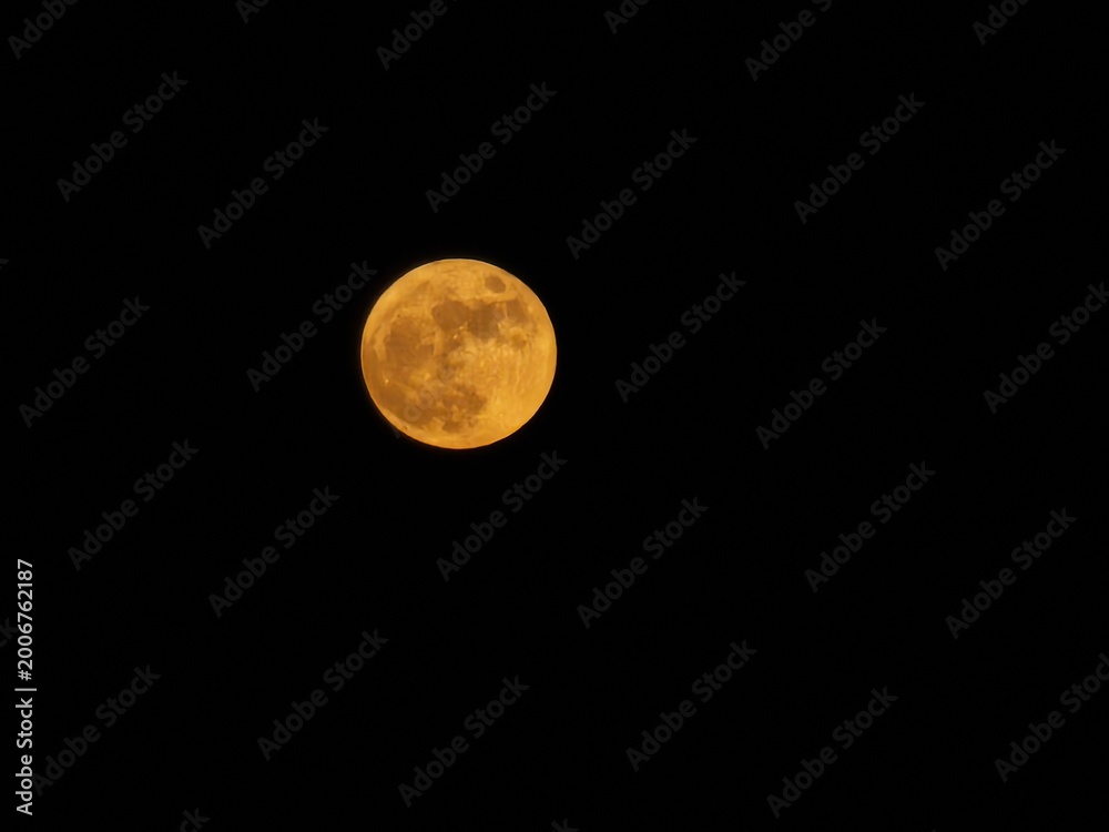 Fototapeta premium moon in the night sky