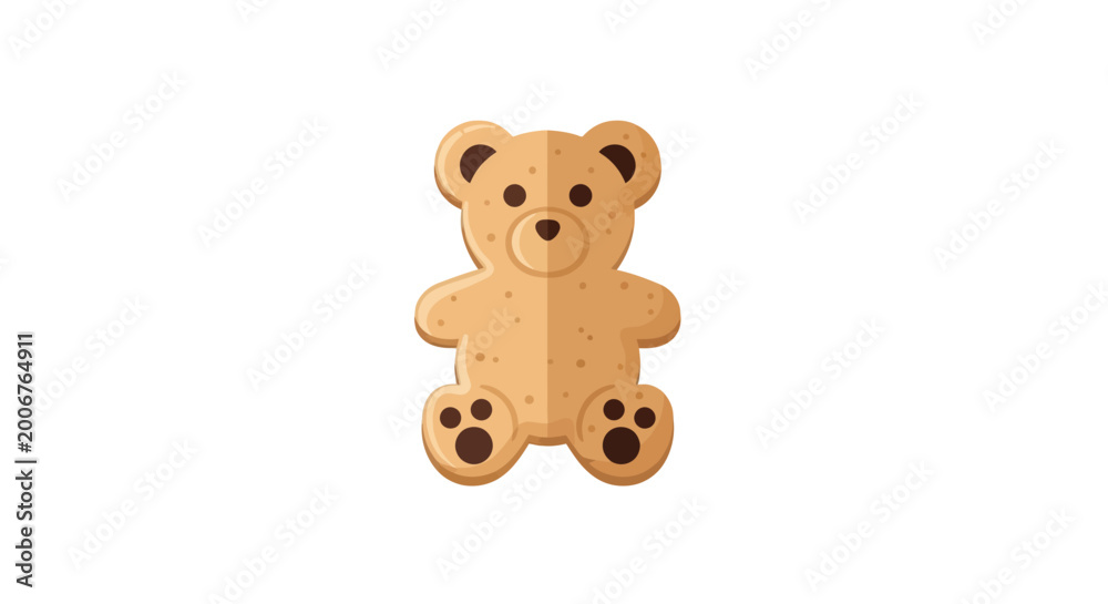 Obraz premium Cute Plush Teddy Bear Toy for Children and Kids