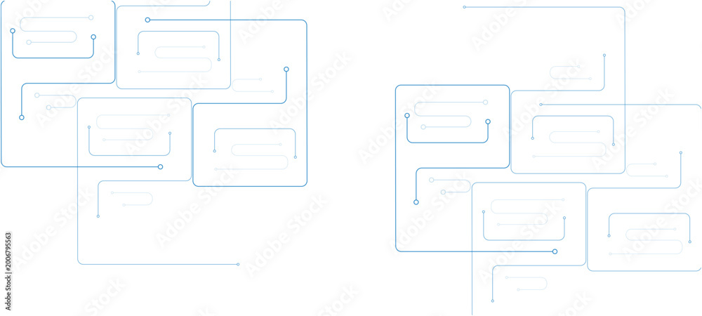 Obraz premium abstract blue background with lines