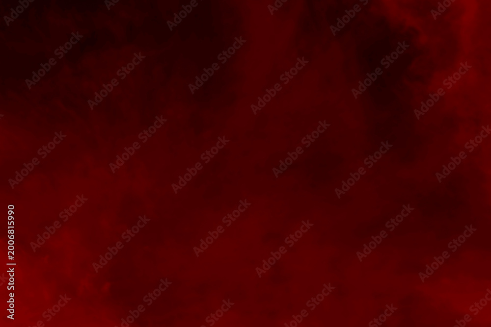 Naklejka premium Red cloud texture background. Blurred photo of red sky with clouds. Photo can be used for galaxy space, New Year, Christmas and all celebrations backgrounds.