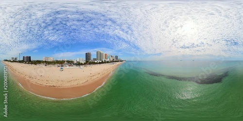 360 aerial tour Fort Lauderdale Beach Florida