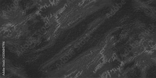 Tableau sur toile A dark chalkboard surface with a rough black and white grunge texture creates a