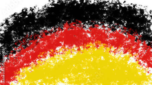 Abstract German Flag Grunge Texture Background