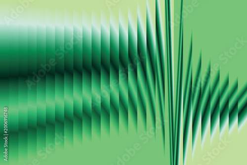 Abstract green background design featuring a futuristic motion blur texture with light wave lines and a digital striped pattern for a nature inspired tech backdrop wallpaper