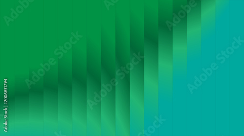 Abstract gradient of green and teal vertical stripes with subtle shading