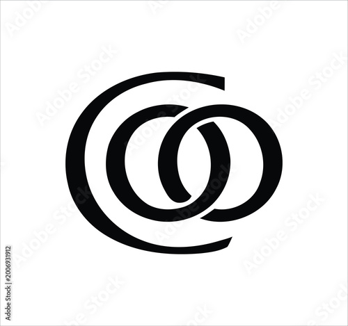 Photos coo co oo c letter logo design