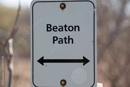 Beaton Path sign