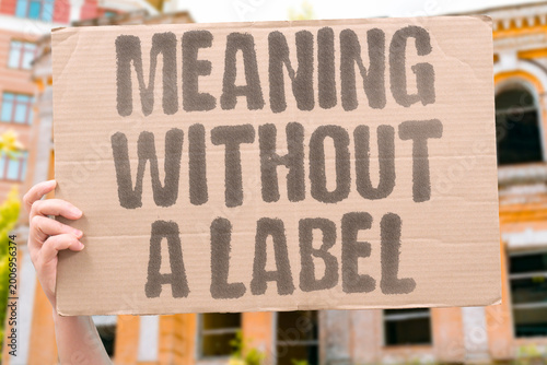 Slika na platnu "Meaning Without A Label" Personal belief systems defy traditional religious categorization and naming