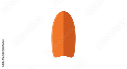 Bild auf Leinwand Vibrant orange color swatch sample.