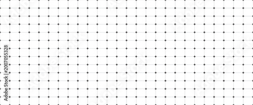 Planer page with dotted grid. Seamless checkered paper texture. Retro bullet journal notebook background. Simple square graph pattern. School math sheet wallpaper
