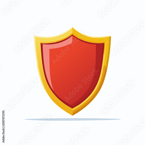 Red and gold shield icon Free Download Red and gold shield icon - GFXLoad