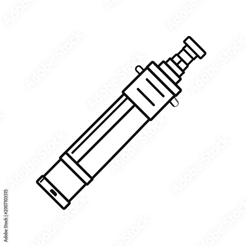 Detailed drawing of a mechanical connector.