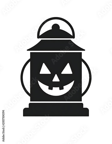 Halloween jack o lantern lantern icon.