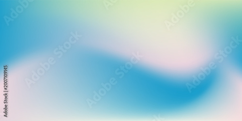 Abstract blurred gradient mesh background in bright summer colors. design soft blue wallpaper texture.