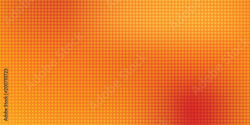 Abstract orange and yellow gradient background with halftone dot pattern modern illustration eps10