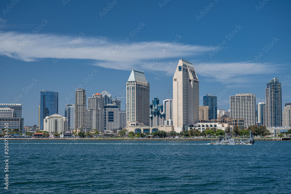 Fototapeta premium San Diego, California Skyline