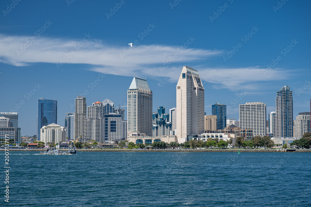 Fototapeta premium San Diego, California Skyline