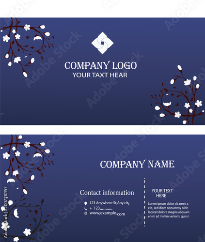business visiting card card banner illustration vector