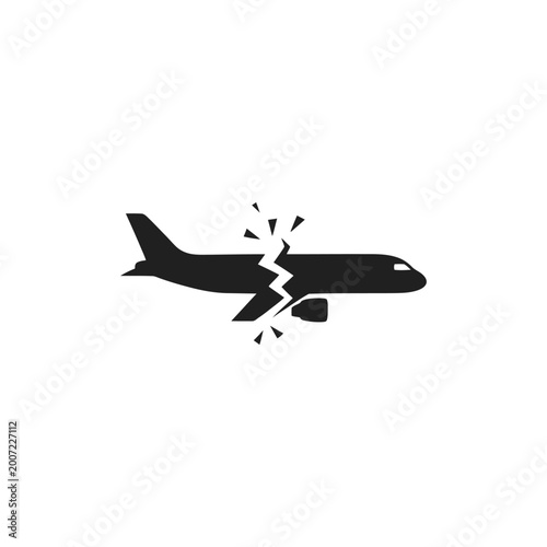 Photos Airplane Crashes with Explosion in Mid Air Causing Damage