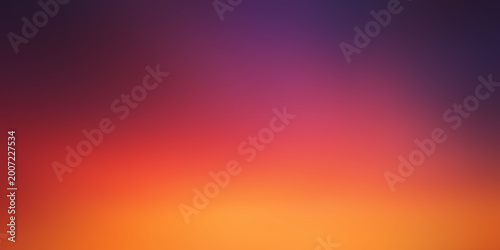 Foto Vibrant gradient background with smooth transitions from purple to red to orange, creating a warm glow
