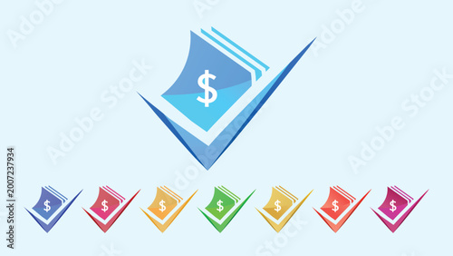 Modern Accounting Finance Logo Gradient Design