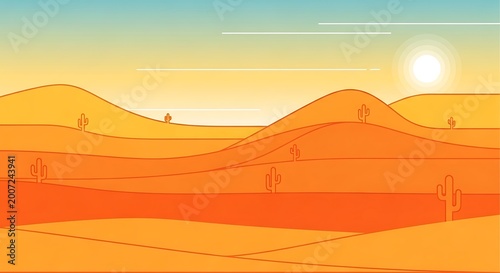 Desert Landscape. (1)