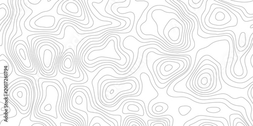 Topographic map background geographic line map with elevation assignments. Modern design with White background with topographic wavy pattern design.paper texture Imitation of a geographical map shades