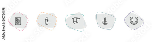 Foto miscellaneous outline icon set