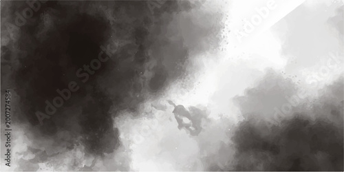 Dark smoke drifting across a black background creating a dramatic cloudy atmosphere