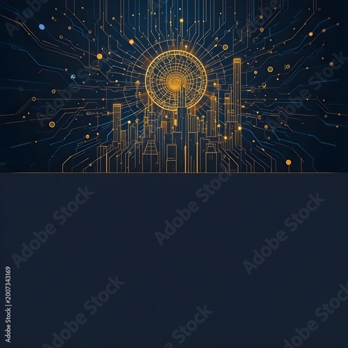 AI Wealth Management and Financial Growth Strategy Concept