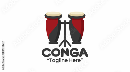 Photos This logo features vibrant conga drums illustrating rhythm and musical culture, representing energy, creativity, and celebration in music performances