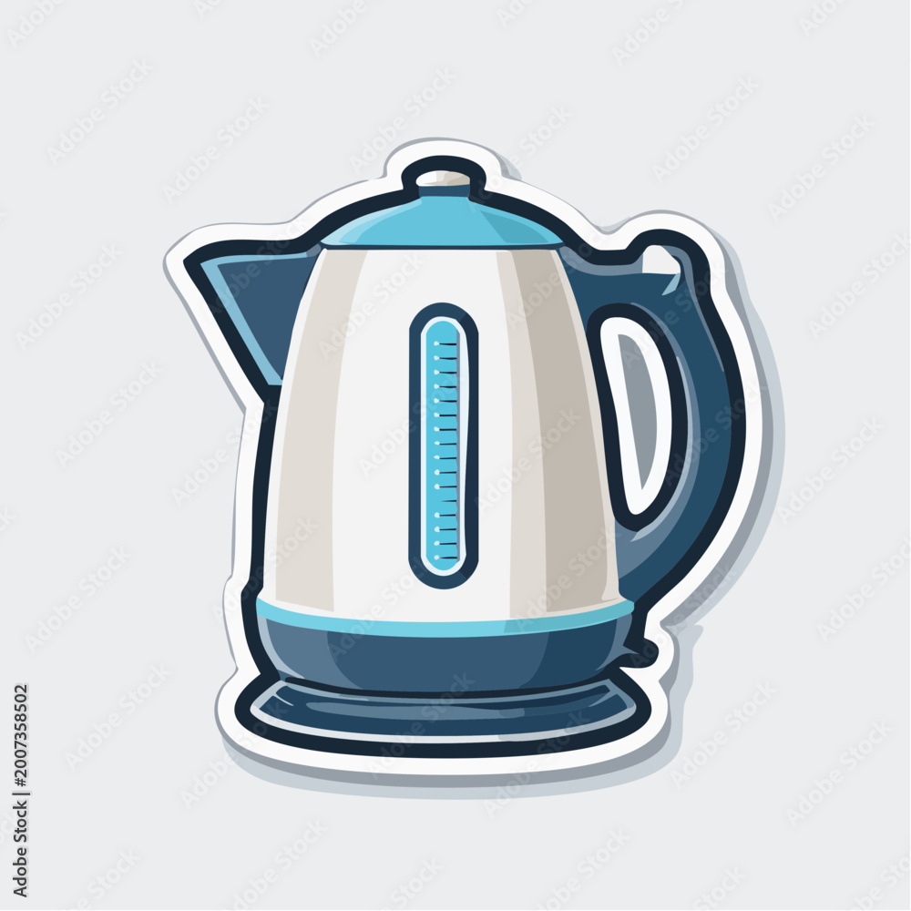 Obraz premium Electric Kettle Illustration