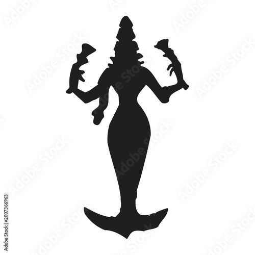 Schilderij op canvas Goddess Lakshmi or a similar feminine divine