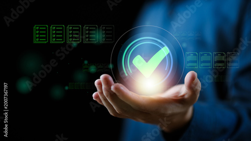 Tableau sur toile data analyst ensures data validation assurance through digital verification, acc