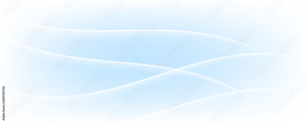 Fototapeta premium Modern blue wave background design, vector illustration