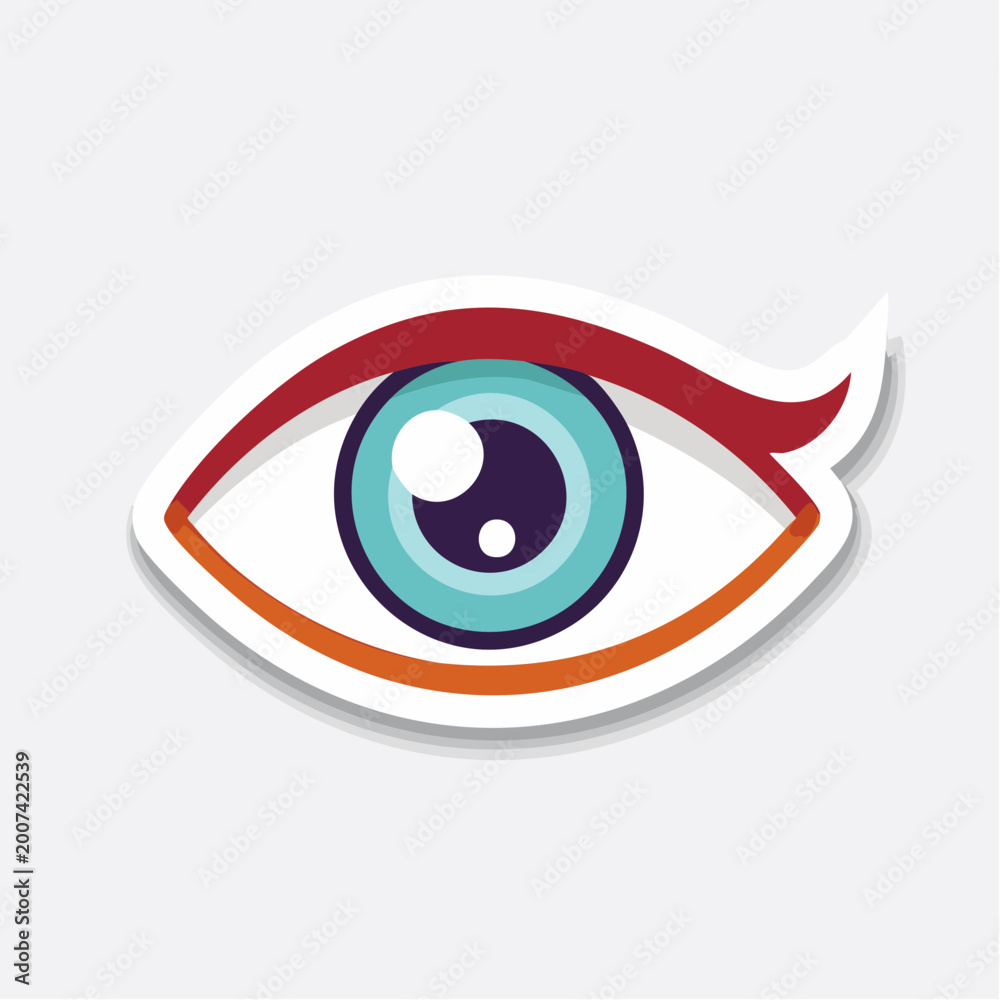 Obraz premium Stylized Eye Icon