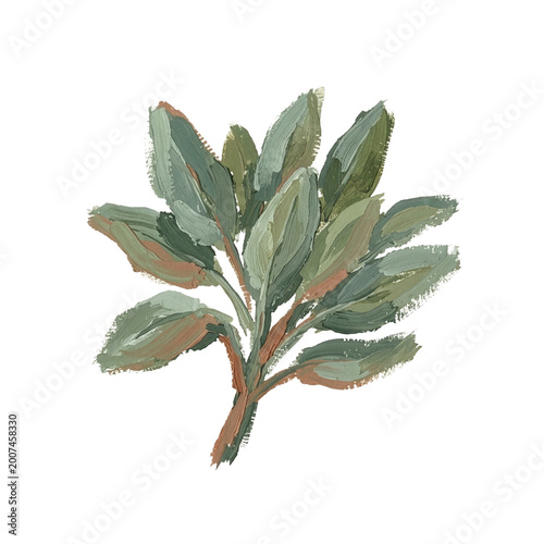 branch painted