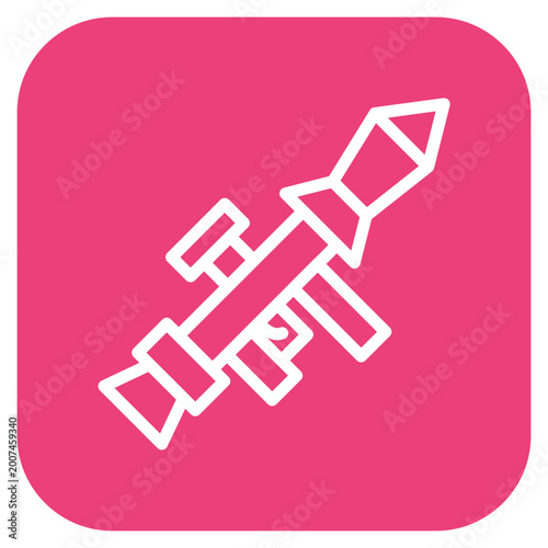 Obraz na płótnie Bazooka Icon Style