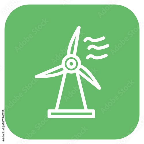 Wind Power Icon Style